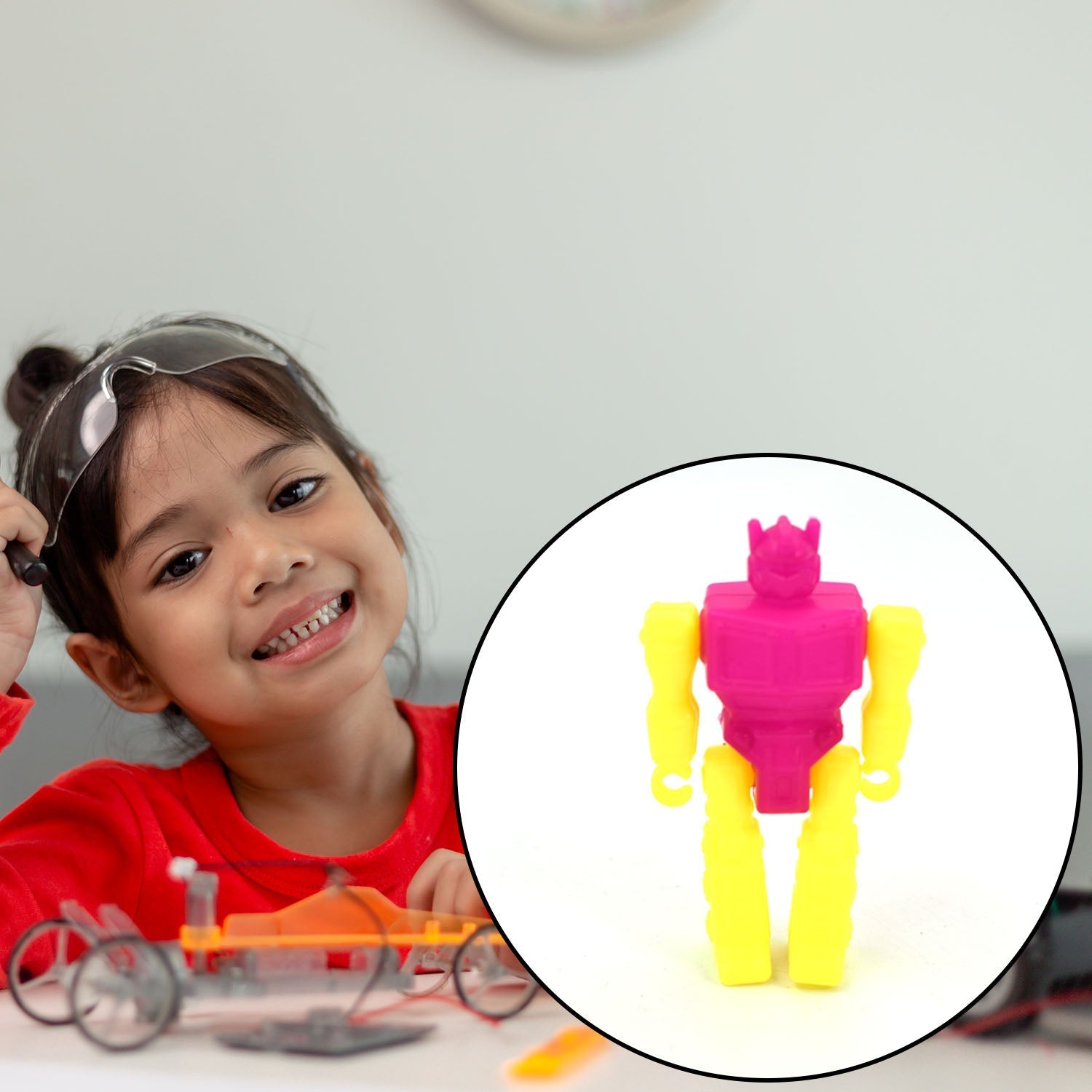 Assorted small robot figures for kids, pack of 30 Assorted small robot figures for kids, pack of 30